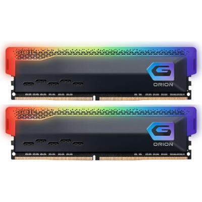 Модуль памяти для компьютера DDR4 16GB (2x8GB) 3600 MHz Orion RGB Titanium Gray GEIL (GOSG416GB3600C18BDC)