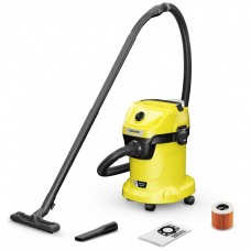 Пилосос професійний акумуляторний Karcher WD 3-18 18В контейнер 17л без АКБ та ЗП Пилосос професійний акумуляторний Karcher WD 3-18 18В контейнер 17л без АКБ та ЗП
