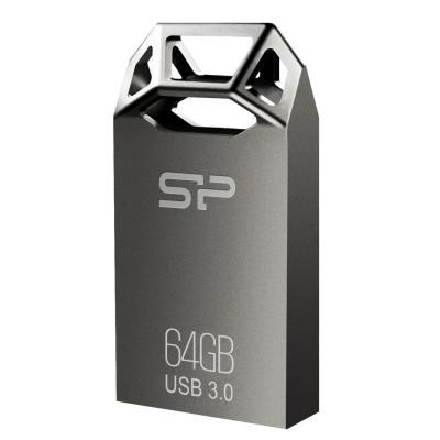 USB флеш накопитель Silicon Power 64GB Jewel J50 Metallic Grey USB 3.0 (SP064GBUF3J50V1T)