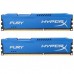 Модуль памяти для компьютера DDR3 8Gb (2x4GB) 1600 MHz HyperX Fury Blu HyperX (Kingston Fury) (HX316C10FK2/8)