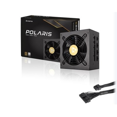 Блок живлення CHIEFTEC RETAIL Polaris PPS-750FC,12cm fan,a/PFC,24+8,3xPeripheral,8xSATA,4xPCIe,modula
