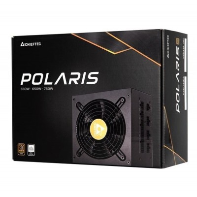 Блок живлення CHIEFTEC RETAIL Polaris PPS-750FC,12cm fan,a/PFC,24+8,3xPeripheral,8xSATA,4xPCIe,modula