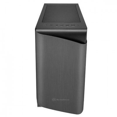 Корпус SilverStone Seta SEA1TB-G без БЖ, 2xUSB3.0, 1xUSBType-C, 2x200мм, 1x120мм, VGA 357мм, LCS ready, TG Panel, ATX, Aluminum, чорний