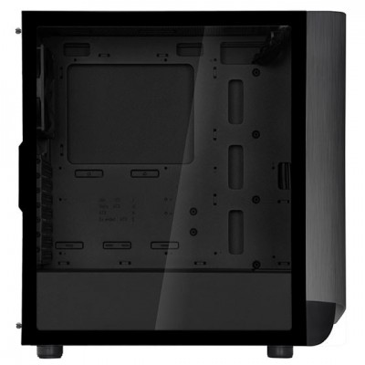 Корпус SilverStone Seta SEA1TB-G без БЖ, 2xUSB3.0, 1xUSBType-C, 2x200мм, 1x120мм, VGA 357мм, LCS ready, TG Panel, ATX, Aluminum, чорний