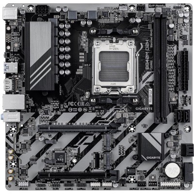 Материнська плата GIGABYTE B840M D2H sAM5 B840 2xDDR5 M.2 HDMI mATX