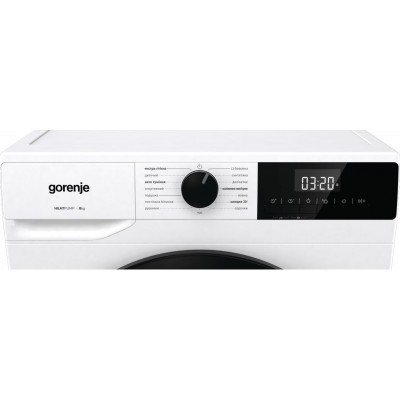 Сушильна машина Gorenje DHNE82/P тепловий насос, 8кг, А++, 60см, дисплей, білий