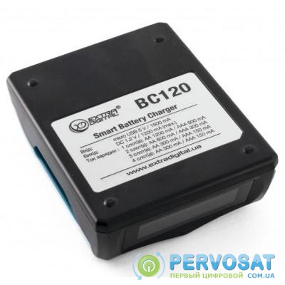 Зарядное устройство для аккумуляторов EXTRADIGITAL BC120 (AAC2834)
