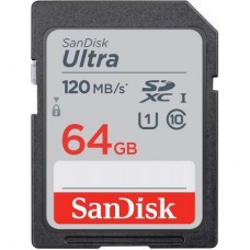 Карта пам'яті SANDISK 64GB SDXC class 10 Ultra (SDSDUN4-064G-GN6IN)