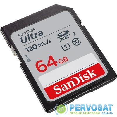 Карта памяти SANDISK 64GB SDXC class 10 Ultra (SDSDUN4-064G-GN6IN)