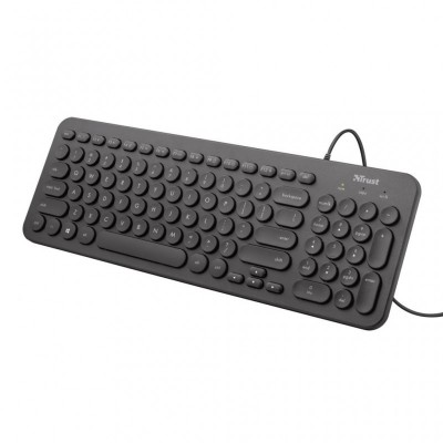 Клавіатура Trust Muto Silent USB Black (23408)