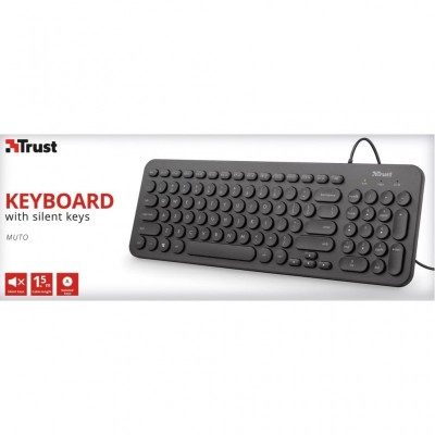 Клавіатура Trust Muto Silent USB Black (23408)