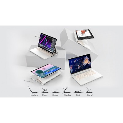 Ноутбук Acer ConceptD 3 Ezel 15.6FHD IPS Touch/Intel i5-10300H/16/512F/NVD1650-4/W10P/White