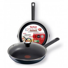 Сковорідка з кришкою Tefal Family Day 26 см, алюміній Сковорідка з кришкою Tefal Family Day 26 см, алюміній