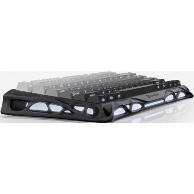 Клавіатура механічна GravaStar Mercury K1 80keys, GravaStar x Kailh Cheery Pink, EN/UKR, BT/WL/USB, чорний