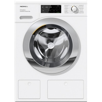 Пральна машина Miele WEI 865 WPS фронтальна, 9кг, 1600, A+++, 63.6см, дисплей, інвертор, автодоз, люк хром, білий
