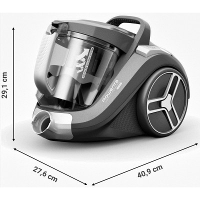 Пилосос Rowenta контейнерний Compact Power XXL, 900Вт, конт пил -2,5л, HEF system, чорний