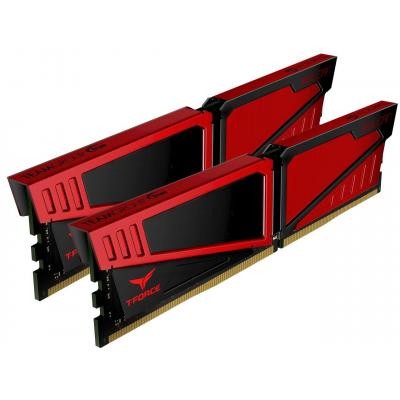 Модуль памяти для компьютера DDR4 16GB (2x8GB) 3200 MHz T-Force Vulcan Red Team (TLRED416G3200HC16CDC01)