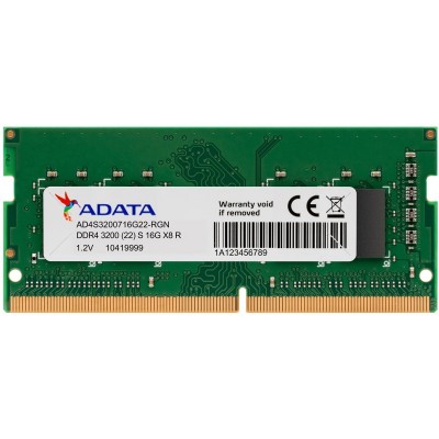 Пам'ять до ноутбука ADATA DDR4 3200 16GB SO-DIMM