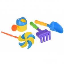Набір для гри з піском Same Toy із Повітряною вертушкою (жовта лійка) 4 од.