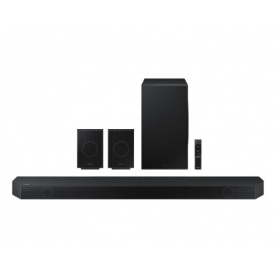 Саундбар Samsung HW-Q990D 656Вт, 11.1.4, BT, HDMI-ARC, Wi-Fi, саб, Dolby Atmos, чорний