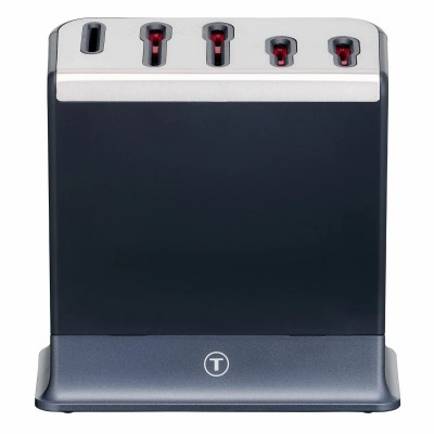 Набір ножів Tefal Ever Sharp Pro, 6 предметів, нержавіюча сталь, бакеліт, чорний