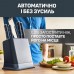 Набір ножів Tefal Ever Sharp Pro, 6 предметів, нержавіюча сталь, бакеліт, чорний