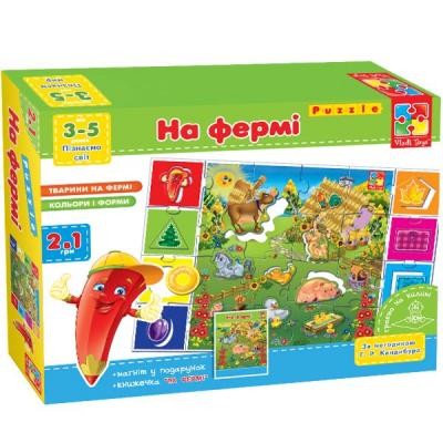 Настольная игра Vladi Toys На ферме (укр.) (VT1603-01-1)