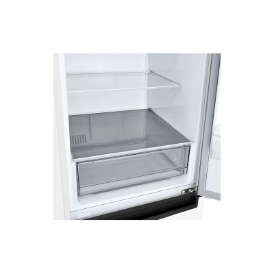 Холодильник з нижн. мороз. камерою LG GA-B509LQYL, 203х68х60см, 2 дв., Холод.відд. - 277л, Мороз. відд. - 88л, A++, NF, Інв., Зовнішн. диспл., Білий