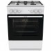 Плита Gorenje комбінована, 71л, 60x60см, чавун, білий