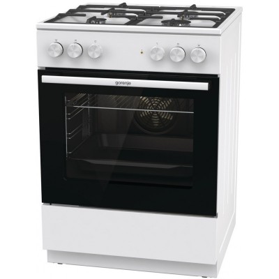 Плита Gorenje комбінована, 71л, 60x60см, чавун, білий