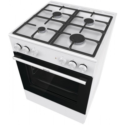 Плита Gorenje комбінована, 71л, 60x60см, чавун, білий