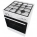 Плита Gorenje комбінована, 71л, 60x60см, чавун, білий