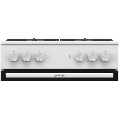 Плита Gorenje комбінована, 71л, 60x60см, чавун, білий