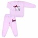 Набір дитячого одягу Breeze кофта з брюками з котиком і бантиком (8371-68G-pink)