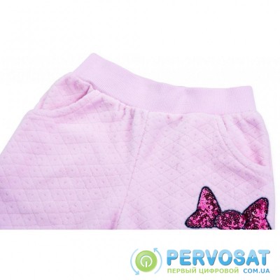 Набор детской одежды Breeze кофта с брюками с котиком и бантиком (8371-68G-pink)