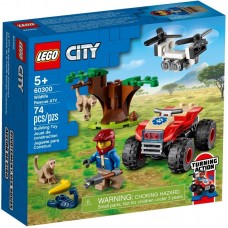 Конструктор LEGO City Квадроцикл для порятунку диких тварин 60300 Конструктор LEGO City Квадроцикл для порятунку диких тварин 60300