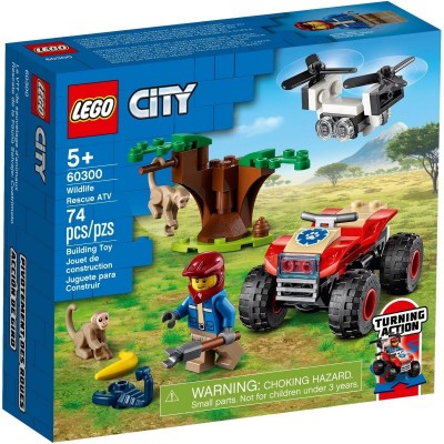 Конструктор LEGO City Квадроцикл для порятунку диких тварин 60300