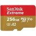 Карта пам'яті SanDisk microSD 256GB C10 UHS-I U3 R190/W130MB/s Extreme V30