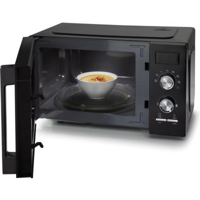 Мікрохвильова піч Gorenje, 20л, мех. керув., 800Вт, дисплей, чорний
