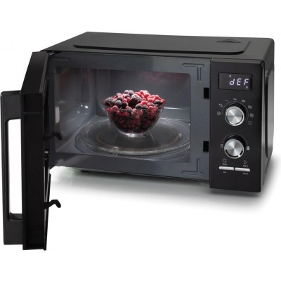 Мікрохвильова піч Gorenje, 20л, мех. керув., 800Вт, дисплей, чорний