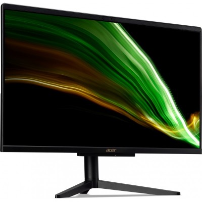 Комп'ютер персональний моноблок Acer Aspire C24-1600 23.8" FHD, Intel P N6005, 8GB, F256GB, UMA, WiFi, кл+м, Lin, чорний