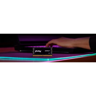 Пам'ять ноутбука Kingston DDR5 64GB KIT (32GBx2) 5600 FURY Impact PnP Пам'ять ноутбука Kingston DDR5 64GB KIT (32GBx2) 5600 FURY Impact PnP