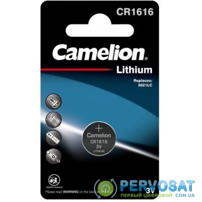 Батарейка CR 1616 Lithium * 1 Camelion (CR1616-BP1)