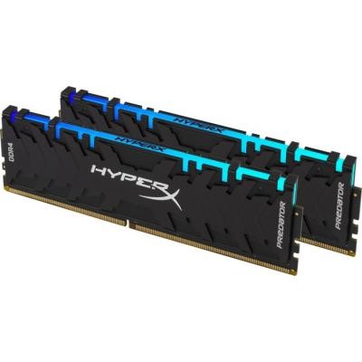 Модуль пам'яті для комп'ютера DDR4 16GB (2x8GB) 4000 MHz XMP HyperX Predator RGB Kingston (HX440C19PB4AK2/16)