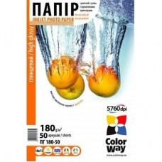 Папір ColorWay 10x15 (PG1800504R) Папір ColorWay 10x15 (PG1800504R)
