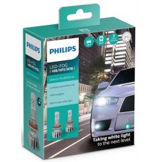 Лампа світлодіодна Philips Led-Fog H8/H11/H16 Ultinon Pro5000 +160%, 2 шт/комплект Лампа світлодіодна Philips Led-Fog H8/H11/H16 Ultinon Pro5000 +160%, 2 шт/комплект