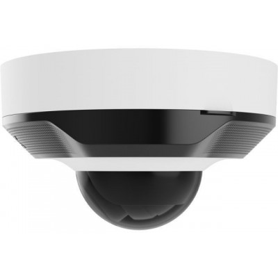 IP-Камера дротова Ajax DomeCam Mini, 5мп, 4мм, Poe, True WDR, IP 65, ІЧ 30м, аудіо, кут огляду 75°до 85°, міні купольна, біла