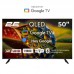 Телевізор 50" 2E QLED 4K 60Hz Smart Google TV Black