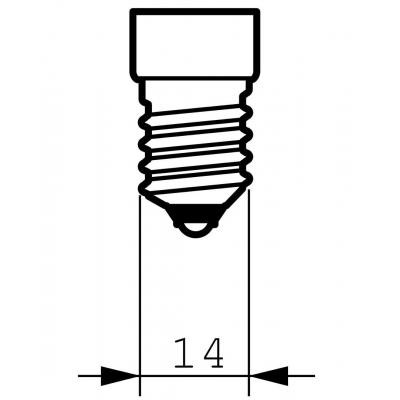 Лампочка PHILIPS E14 60W 230V B35 FR 1CT/10X10F Stan (8711500011763)