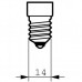 Лампочка PHILIPS E14 60W 230V B35 FR 1CT/10X10F Stan (8711500011763)